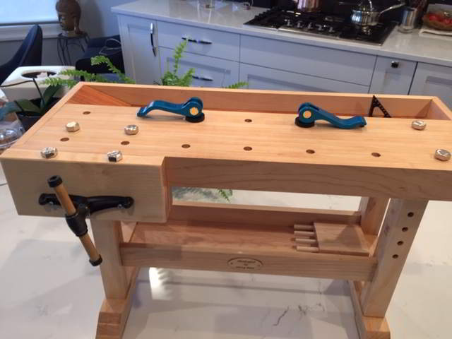 better view of bench top